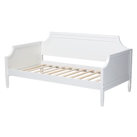 Baxton Studio Mariana Classic and Traditional White Finished Wood Full Size Daybed 222-12539-ZORO